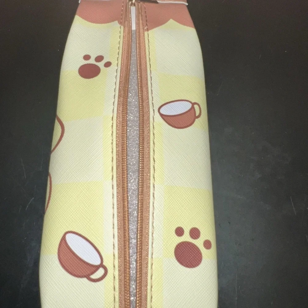 Brand new Sanrio Pompompurin Yellow and Brown Pencil Case